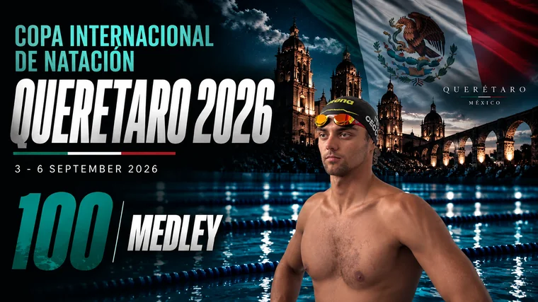Thomas Ceccon — Copa Internacional de Natación Querétaro 2026 · 100 Medley · 54.47