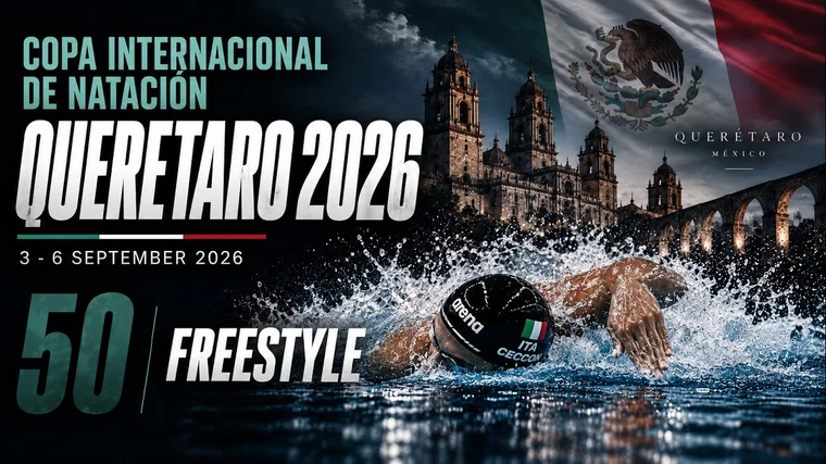 Thomas Ceccon — Copa Internacional de Natación Querétaro 2026 · 50 Freestyle · 21.83